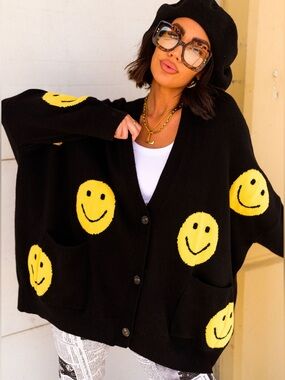 Dressed in LALA The Most Fun Oversized Cardigan - L/XL